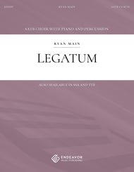 Legatum SATB choral sheet music cover Thumbnail